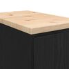 vidaXL Armoire de rangement de garage noir 30x51x85 cm bois de pin