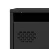 vidaXL Buffet noir 101,5x39x73,5 cm acier lamin&eacute; &agrave; froid