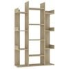 vidaXL Biblioth&egrave;que Ch&ecirc;ne Sonoma 86x25,5x140 cm Bois d&rsquo;ing&eacute;nierie