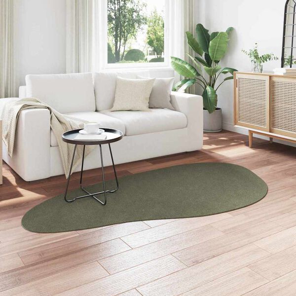 vidaXL Tapis de surface HUARTE Vert for&ecirc;t 100 x 200 cm Polyester