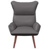 vidaXL fauteuil Gris 69 x 74 x 93 cm Cuir artificiel