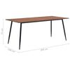 vidaXL Ensemble de salle &agrave; manger 9 pcs Gris clair Similicuir