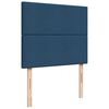 vidaXL Sommier &agrave; lattes de lit avec matelas Bleu 120x200 cm Tissu