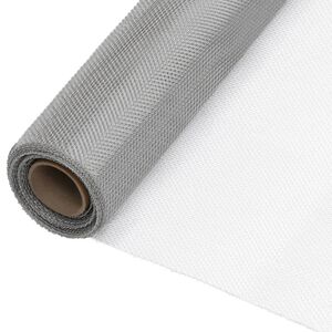 vidaXL &Eacute;cran en treillis Acier inoxydable 100x2000 cm Argent&eacute;