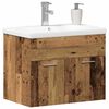 vidaXL Cabinet de salle de bain avec tiroir Bois d'ing&eacute;nierie