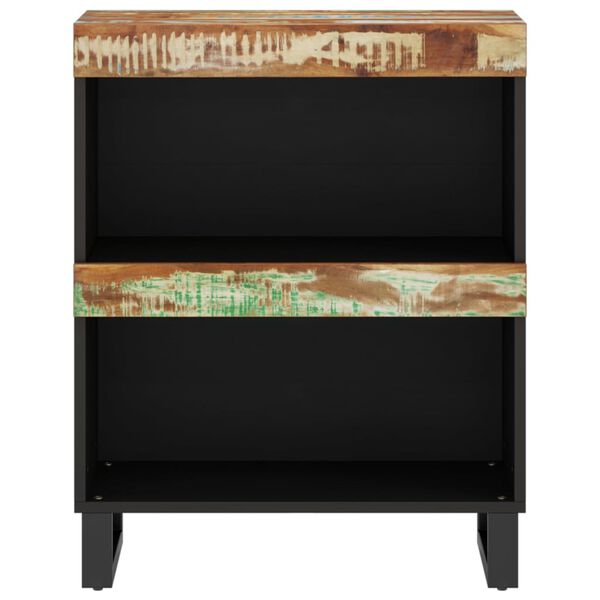 vidaXL Armoire lat&eacute;rale 60x33x75 cm bois massif de r&eacute;cup&eacute;ration
