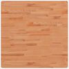 vidaXL Dessus de table 80x80x2,5 cm carr&eacute; bois massif de h&ecirc;tre