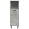vidaXL Ensemble de meubles de salle de bain 4 pcs gris b&eacute;ton