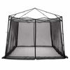 vidaXL Tente int&eacute;rieure Gris et orange 303 x 303 x 196 cm taffetas