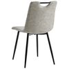 vidaXL Chaises &agrave; manger lot de 2 gris clair similicuir