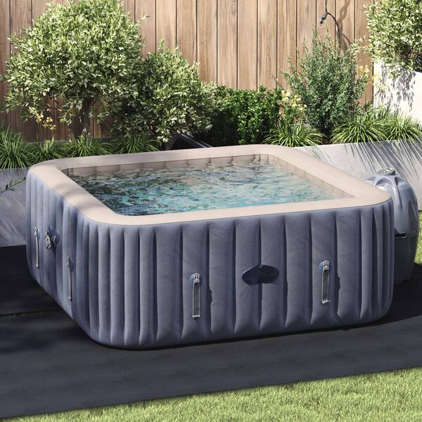 vidaXL Tapis de piscine 274 x 274 x 0,1 cm Tissu non tiss&eacute;