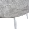 vidaXL Ensemble de salle &agrave; manger 5 pcs Similicuir Gris fonc&eacute;