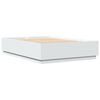 vidaXL Cadre de lit sans matelas blanc 140x200 cm