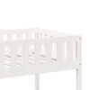vidaXL Lit superpos&eacute; Blanc 75x190 cm Bois de pin massif