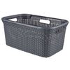 Curver Ensemble de paniers &agrave; linge Style 2x45 L Anthracite