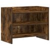 vidaXL Meuble TV 60 x 33 x 47 cm Ch&ecirc;ne fum&eacute; Bois d'ing&eacute;nierie