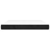 vidaXL Matelas de lit &agrave; ressorts ensach&eacute;s fermet&eacute; moyenne Noir 180x200x20 cm Velours