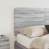 vidaXL T&ecirc;te de lit Gris Sonoma 160 cm Bois d'ing&eacute;nierie