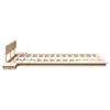 vidaXL Cadre de lit Marron 150 x 200 cm bois