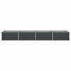 vidaXL Jardini&egrave;re Anthracite 195 x 100 x 45 cm Acier galvanis&eacute;
