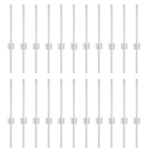 vidaXL Poteau de cl&ocirc;ture ench&acirc;ss&eacute; 22 pi&egrave;ces Argent&eacute; 80 cm