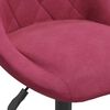 vidaXL Tabouret de bar Rouge bordeaux Velours