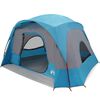 vidaXL Tente de cabine familiale 6 personnes bleu imperm&eacute;able
