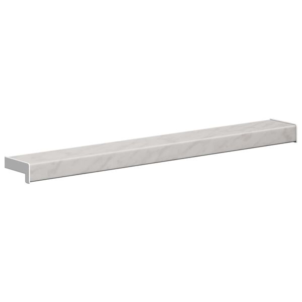 vidaXL Appui de fen&ecirc;tre Texte en marbre -enure 60 x 10 x 4,5 cm PVC