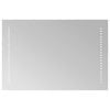 vidaXL Miroir de salle de bain LED Transparent 60 x 40 cm verre tremp&eacute;