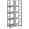 vidaXL Biblioth&egrave;que sonoma gris 78,5x33x153 cm bois d'ing&eacute;nierie