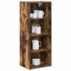 vidaXL Armoire suspendue avec stockage Ch&ecirc;ne fum&eacute; 40 x 29,5 x 100 cm