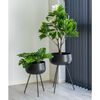 House Nordic Pots &agrave; fleurs 2 pcs Kira Noir