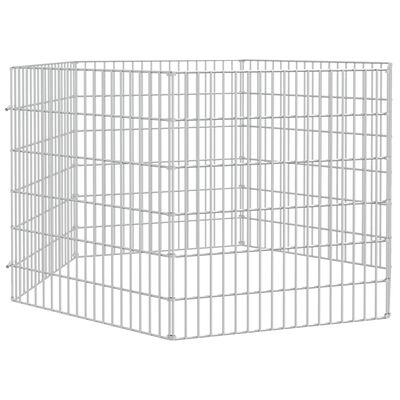 vidaXL Cage à lapin 6 panneaux 54x60 cm Fer galvanisé