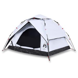 vidaXL Tente de camping &agrave; d&ocirc;me 3 personnes lib&eacute;ration rapide