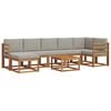 vidaXL Ensemble de canap&eacute;s d'ext&eacute;rieur 8 pcs Gris Naturel et Clair