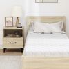 vidaXL Matelas Blanc 80 x 200 cm Tissu jacquard