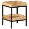 vidaXL Table d'appoint Marron 35 x 35 x 45 cm Bois de mangue massif