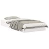 vidaXL Cadre de lit Blanc 90 x 200 cm Pin massif
