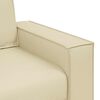 vidaXL Canap&eacute; 120cm Cr&egrave;me tissu