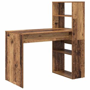 vidaXL Bureau Bois Ancien 113 x 54 x 120 cm Bois d'ing&eacute;nierie