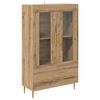 vidaXL Haut Armoire Ch&ecirc;ne artisanal 69,5 x 31 x 115 cm