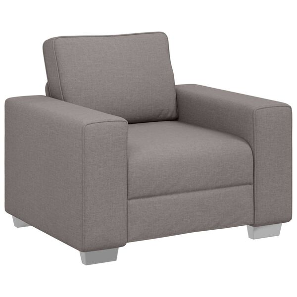 vidaXL Canap&eacute; 59cm Taupe tissu