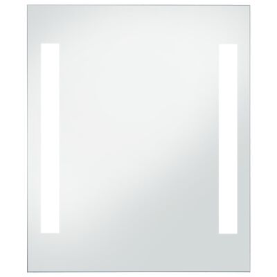 vidaXL Miroir mural à LED pour salle de bains 50x60 cm