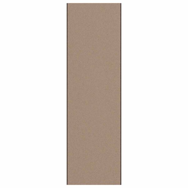 vidaXL Tapis d'entr&eacute;e Autre Beige et Noir 120 x 400 cm