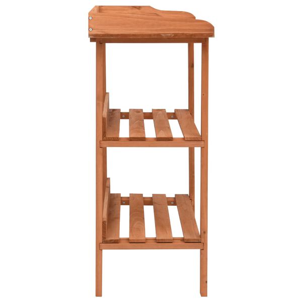 vidaXL Support pour plantes 76x37x89 cm Bois de sapin