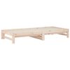 vidaXL Lit coulissant sans matelas 2x(90x200) cm