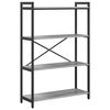 vidaXL &Eacute;tag&egrave;re Sonoma gris 80 x 30 x 120 cm Bois d'ing&eacute;nierie