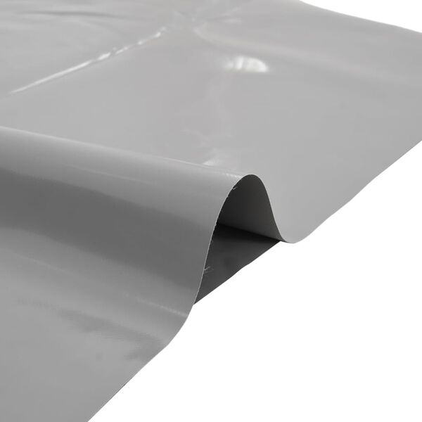 vidaXL B&acirc;che gris 1,5x6 m 650 g/m&sup2;