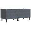 vidaXL Canap&eacute; Gris fonc&eacute; 174 x 74,5 x 70,5 cm Velours