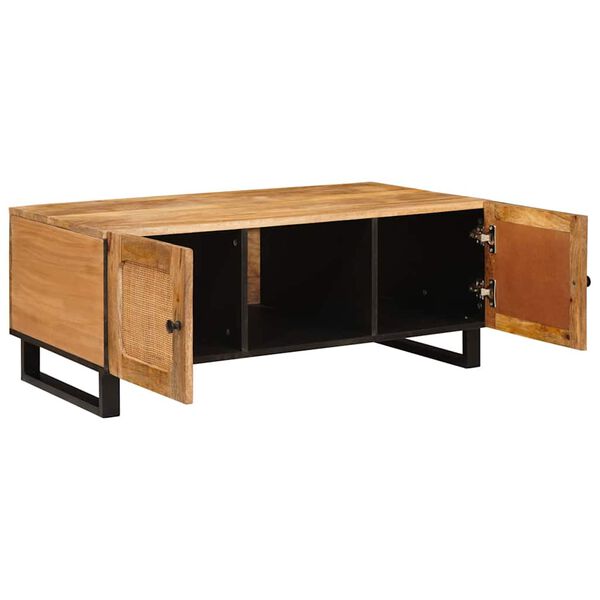 vidaXL Table basse Ch&ecirc;ne artisanal 100 x 54 x 40 cm
